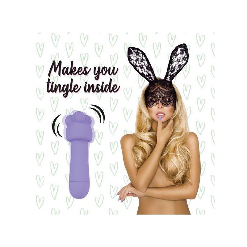 FeelzToys - Mister Bunny Massage Vibrator met 2 Dopjes Paars